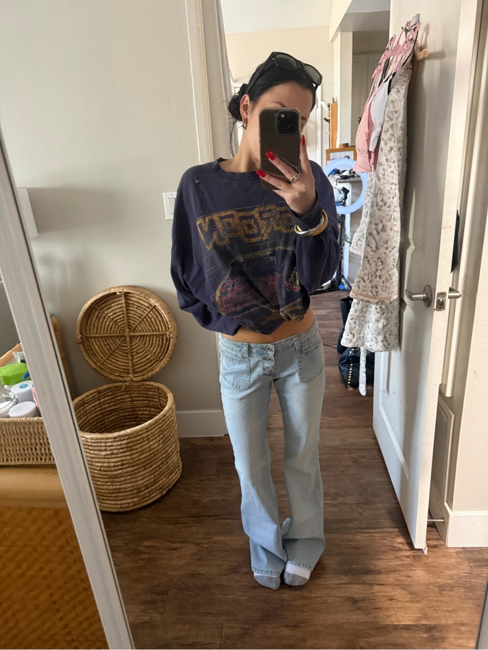 Low rise denim jeans - Picture 3 of 5